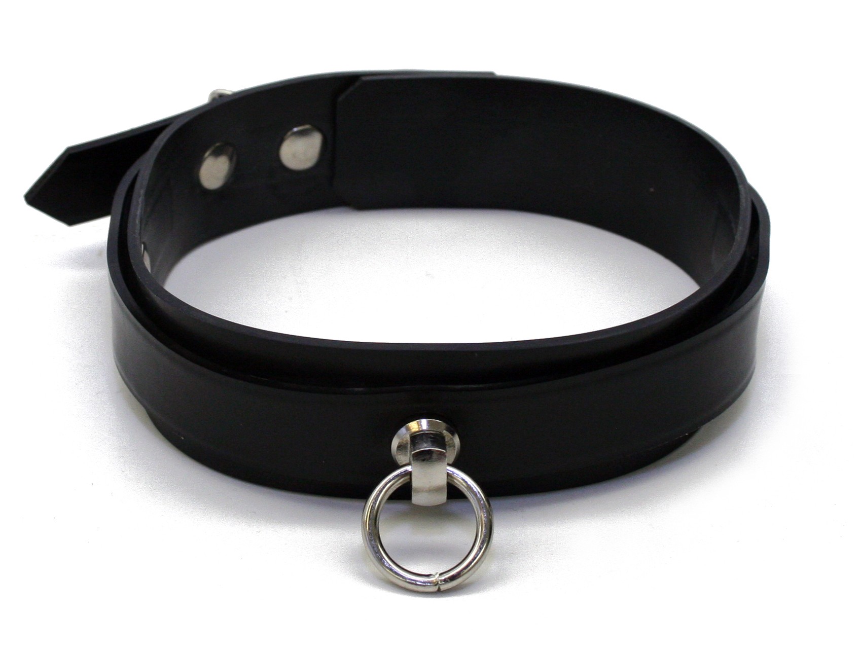 Latex-Halsband, 3 cm, abschließbar mit Ring, 2,10 mm Latex  