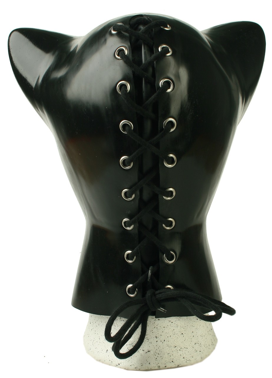 Katzen-Maske mit Schnürung, 1,20 mm Latex
