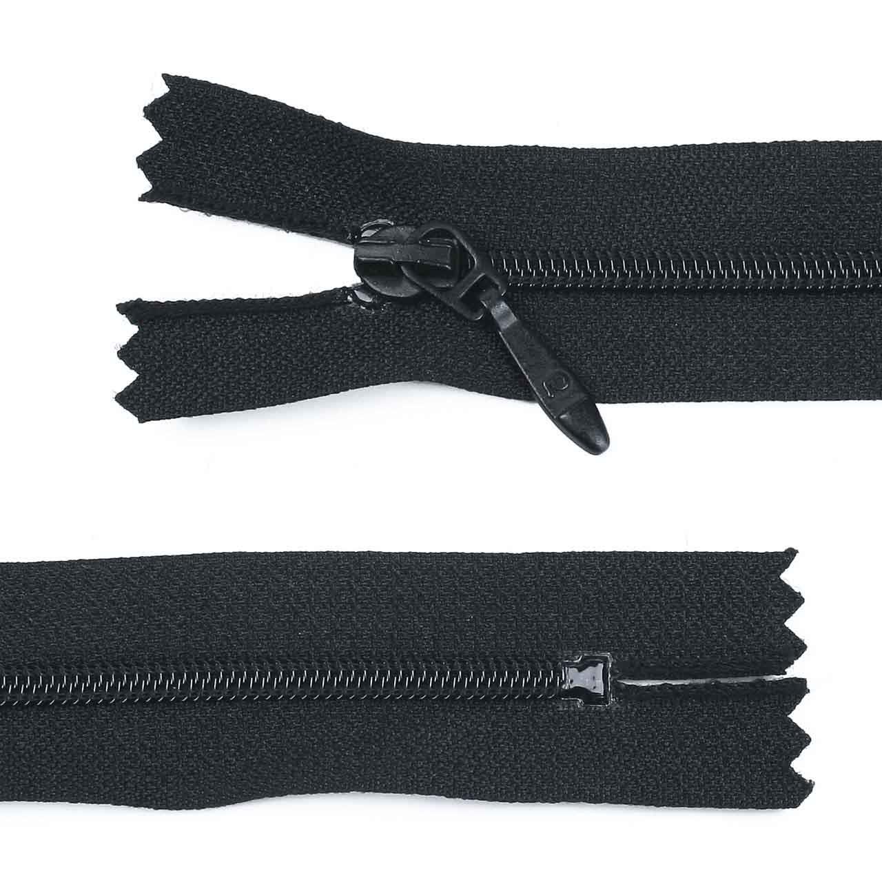 RV, Kunststoff, schmal, Schwarz, 13 cm