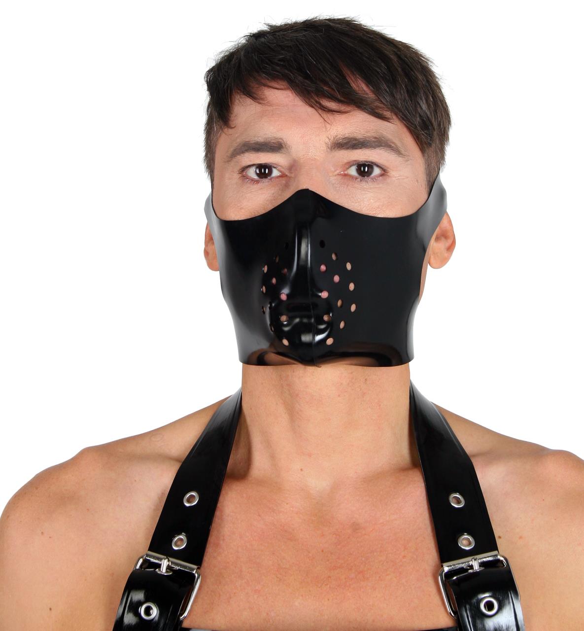 Mundschutz, schwarz