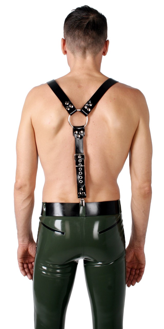 Bullharness-Hosenträger, 0,90 mm Latex