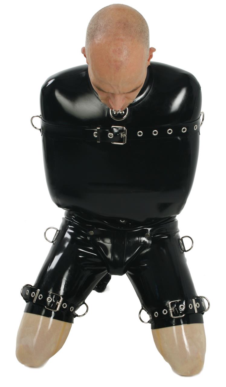 High-End Bondage-Shortanzug, 1,20 mm Latex