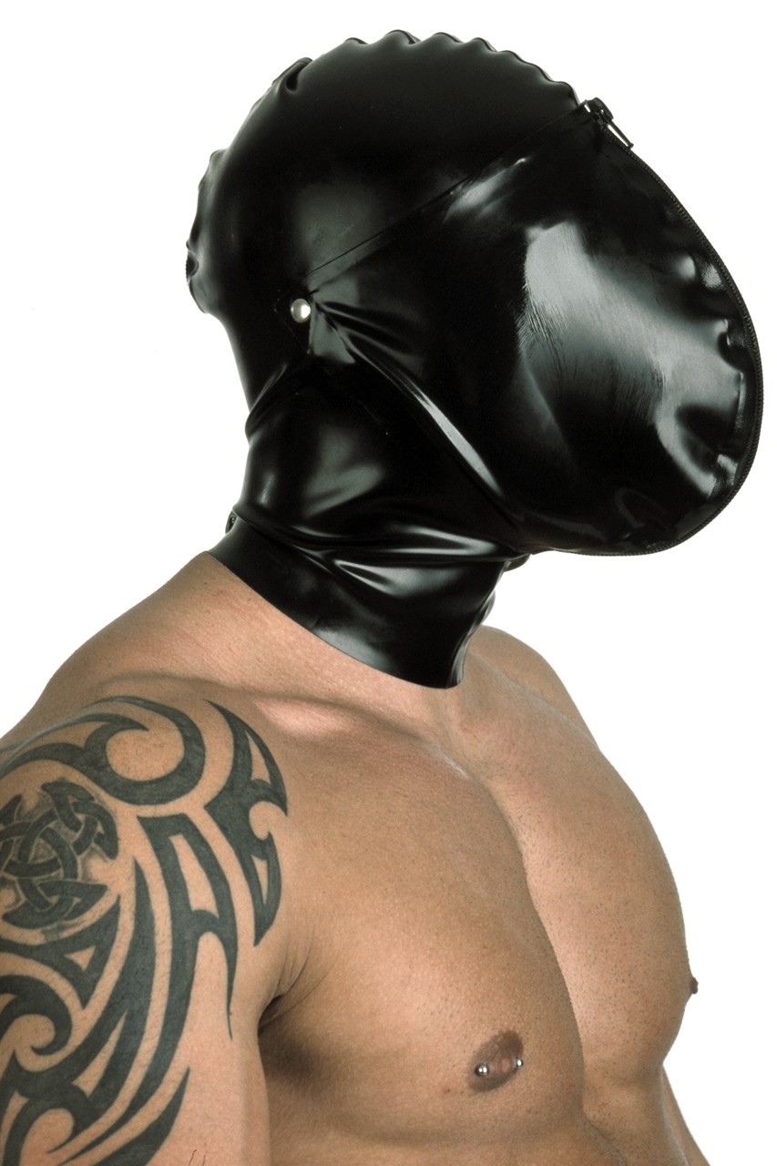 Maske, komplett verschließbar, 0,90 mm Latex