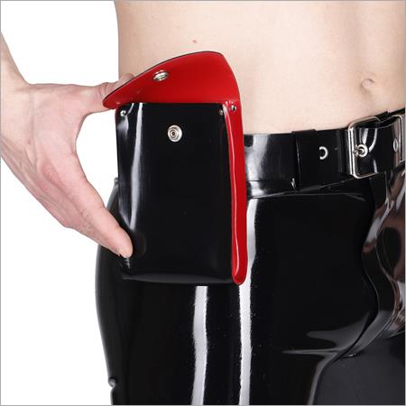 Smartphone-Tasche, schwarz-rot
