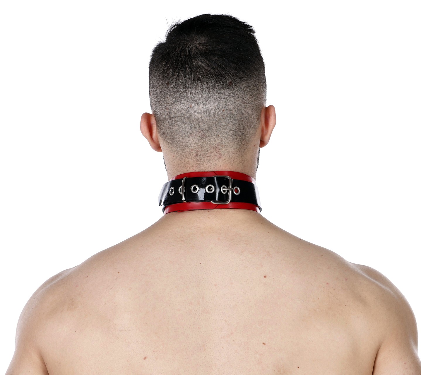 Latex-Halsband, 5 cm breit, mit Ring, 2,10 mm Latex