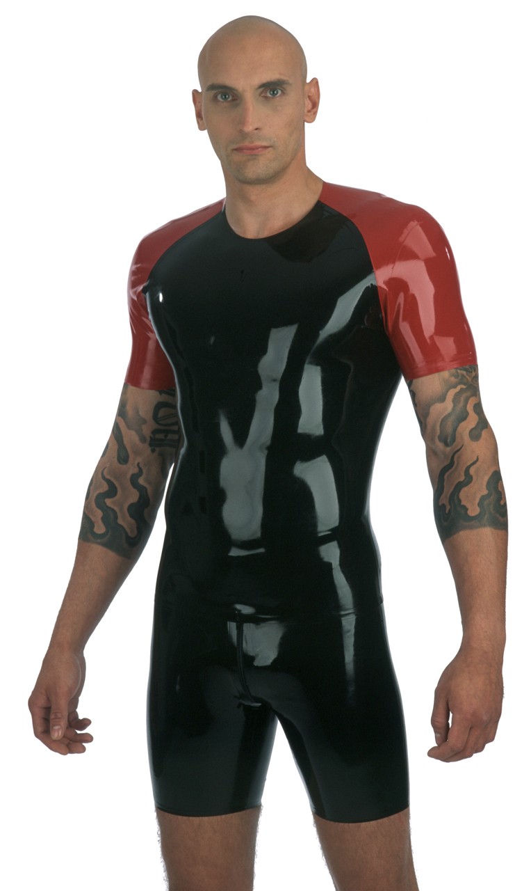 T-Shirt mit Raglanarm, 0,35mm Latex