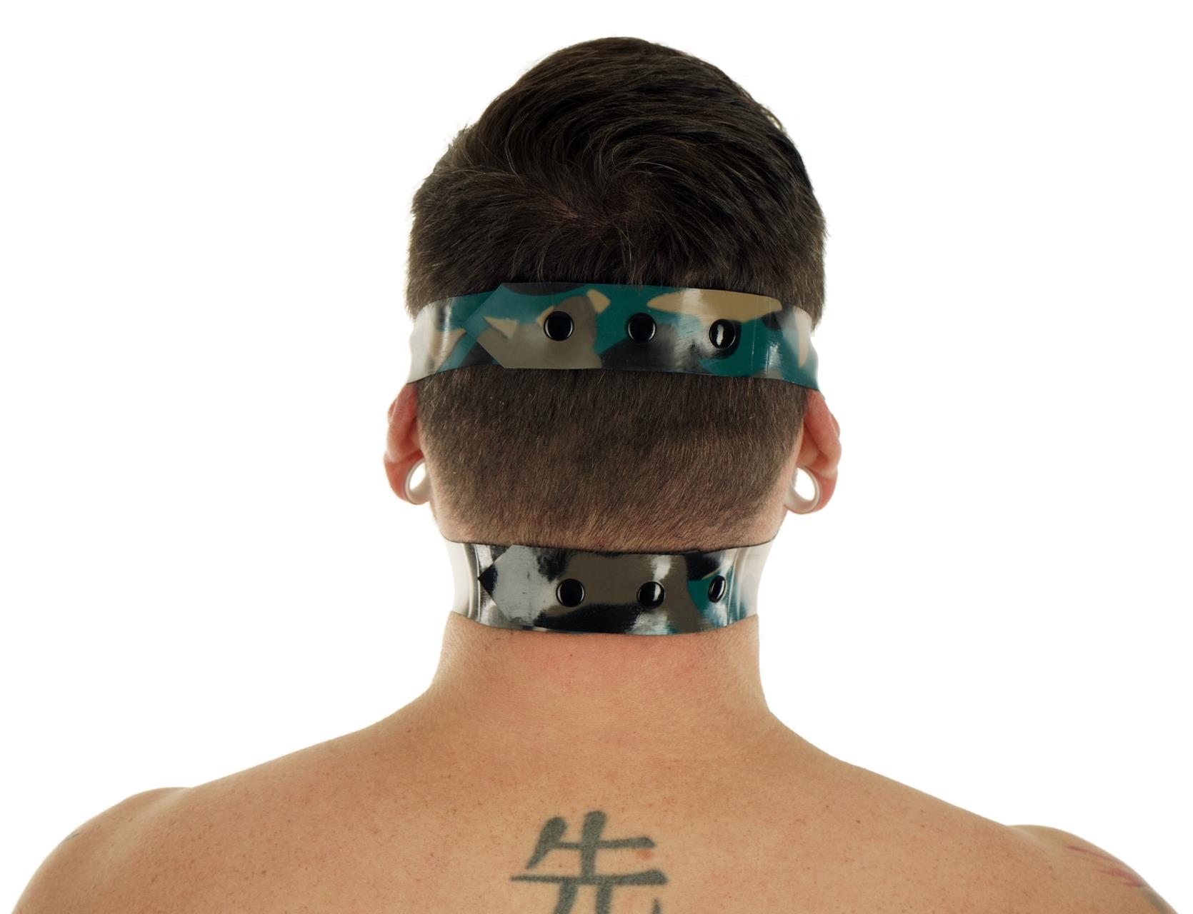 Mundschutz, camouflage, 0,60 mm Latex