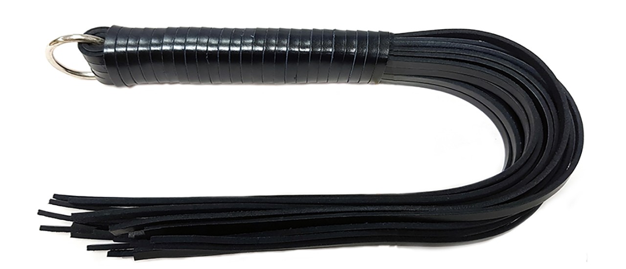 Lederflogger mit Spiralgriff, 45 cm