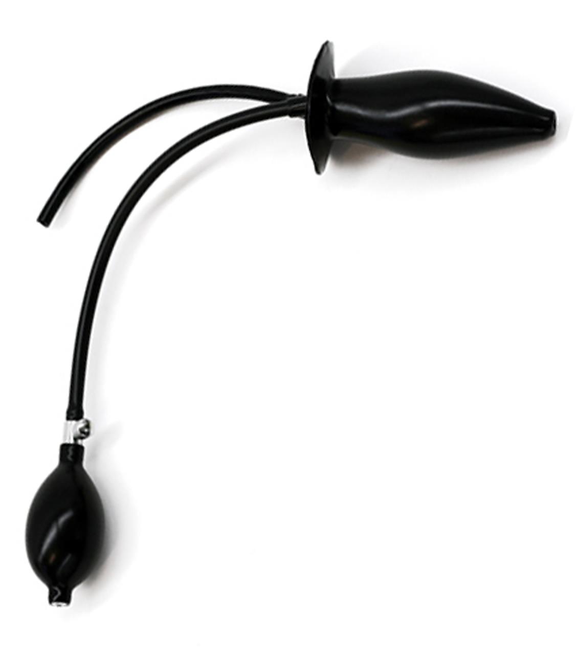 Butt Plug, aufblasbar mit Schlauch