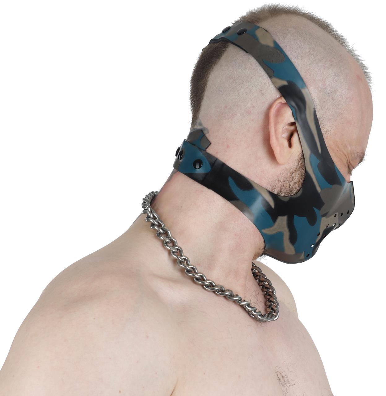 Mundschutz, camouflage, 0,60 mm Latex