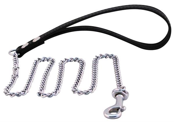 Hundeleine mit langer Kette