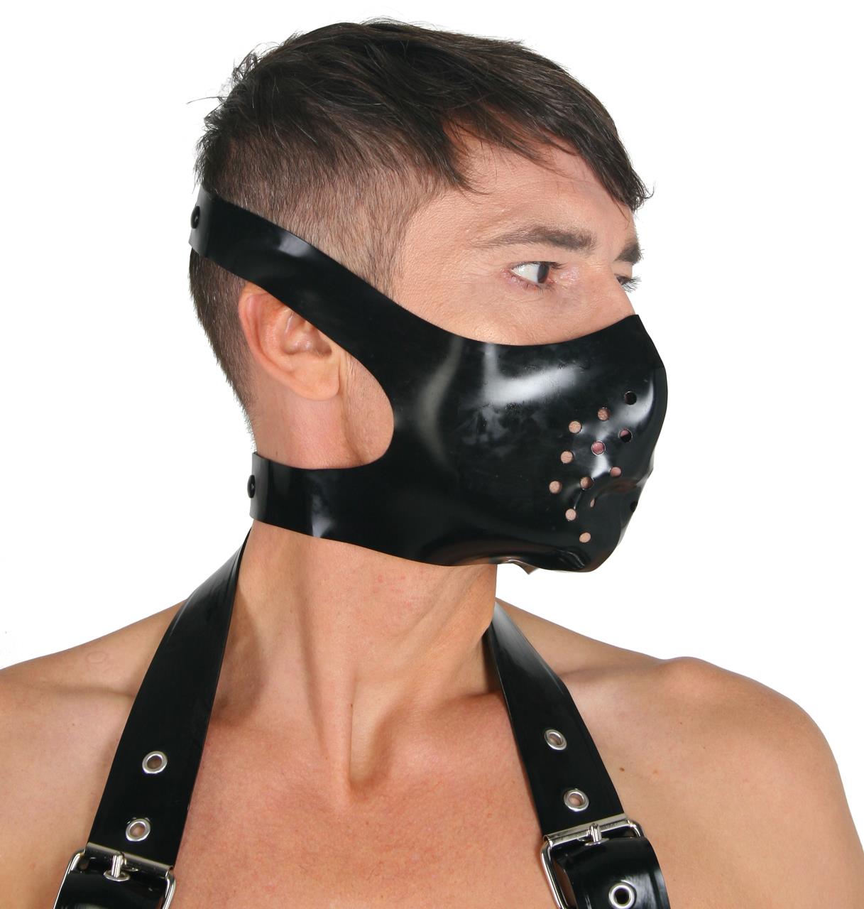 Mundschutz, schwarz