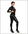 07012 Latex Catsuit mit Cups