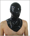 40563 Latexmaske mit Kragen, geschlossen