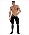 20006 Latex Jodhpurs with contrast coloured saddle