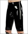 21518 Latex bermudas with bulge