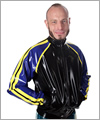 22015 Sportliche Raglanjacke, mehrfarbig