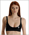 08500 Latex bra with semi cups