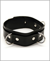 43530 Latex slave collar, 5 cm wide