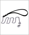 43911 Dog leash with long chain