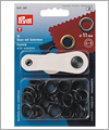 85611 Eyelets with back plate 11 mm