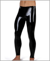 20042 Latex Herrenleggings mit flacher Front