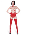 08250 Restricted Dessous Set 1  - Rot