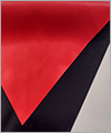 47372 Latex sheet: black/red, 135 cm wide