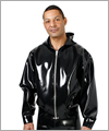 22003 Latex bomberjacket with hood, 0,90 mm or 1,20 mm