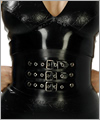 06015 RESTRICTED Waist belt with buckles