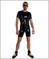 26034 Surf suit with pouch