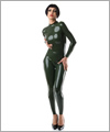 47707 Latex sheeting olive green (S70)