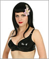 08200 Latex bra with cups