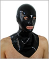 40564 Latexmaske mit Kragen, offen