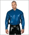 24010 Long sleeved latex shirt with collar