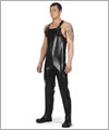 20012 Latex dungarees