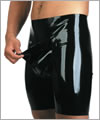 21008 Latex cycle shorts with codpiece